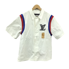 ルイヴィトン ×NBA 21SS HLS11W レザーパッチ バスケットボールシャツ 買取実績です。