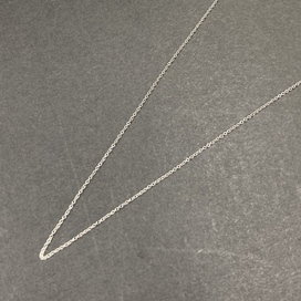 Tiffany 18K ホワイトゴールド チェーン　46cm チェーン 18K ホワイトゴールド、長さ 18