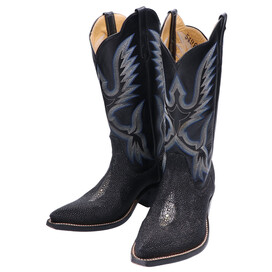 リオスオブメルセデスの5499W スティングレイレザー ポインテッドトゥ ローパーブーツの買取実績です。