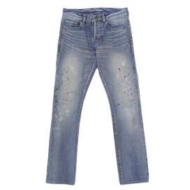 サンローランの18AW 526881 ペイント加工 スリムジーンズ デニムパンツの買取実績です。