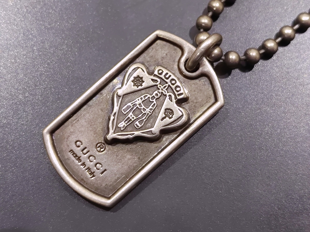 希少品 GUCCI グッチ　ネックレス　トムフォード期　ヴィンテージ オーバル グッチ GUCCI オーバルリンクチェーン ネックレス 54cm トムフォード期