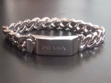 プラダ シルバー925 チェーン ジュエリー ブレスレットS 買取実績です。