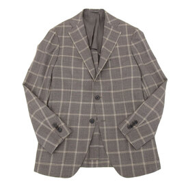 リングヂャケットのguji別注 ウール/シルク ウインドーペーン 3Bジャケットの買取実績です。