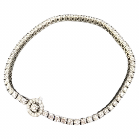 ブシュロンの750WG×ダイヤモンド アバ テニスブレスレットの買取実績です。