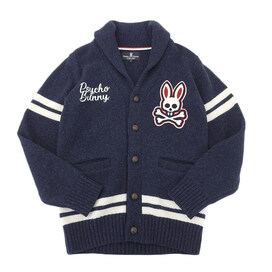 サイコバニーの201-958/KN052 2020年製 バニーロゴワッペンレタードカーディガンの買取実績です。