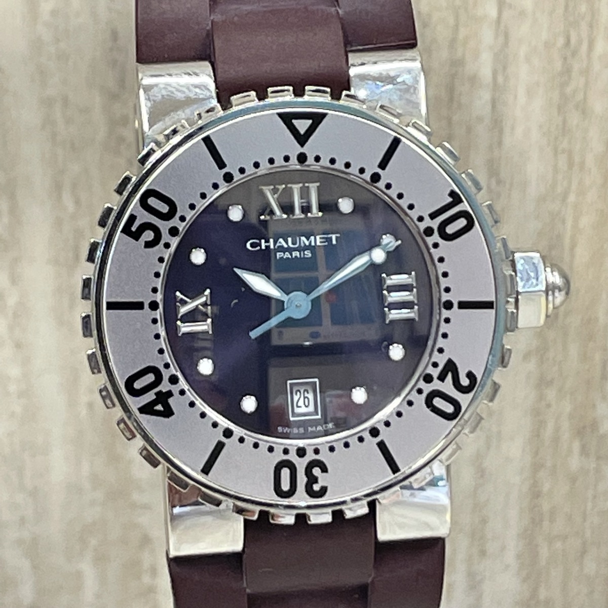 ショーメを銀座で買取。クラスワンダイバーズ/622-24528、ボーイズ