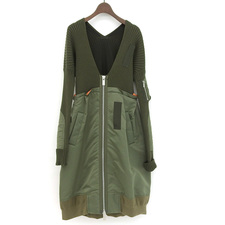 サカイ 21-05550 21AW  Knit×Nylon Twill Dress ワンピース 買取実績です。