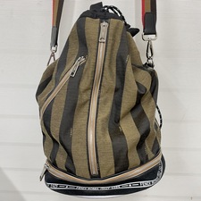 フェンディ ブラウン 7VA451 ペカン柄 モントレゾール ドローストリング 2wayバッグ 買取実績です。