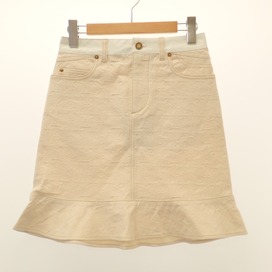 ルイヴィトンのFBSK31XP0 モノグラムジャガード デニム ミニスカートの買取実績です。