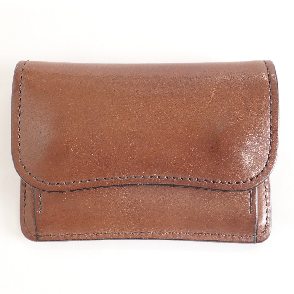 大阪心斎橋店の出張買取にて、ワイルドスワンズのシェルコードバンが使用されたレザーコインケースである、タング・TONGUEを高価買取いたしました。  買取価格・実績 2022年6月13日公開情報｜ブランド買取の【エコスタイル】