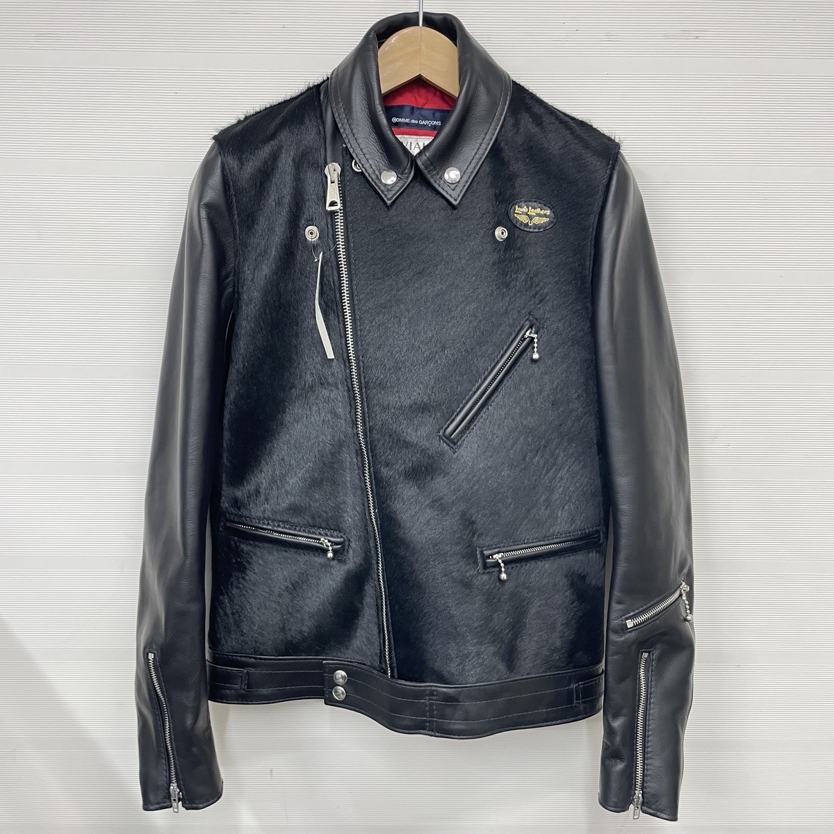 銀座本店で、ルイスレザー×コムデギャルソンのホースハイド×ハラコを