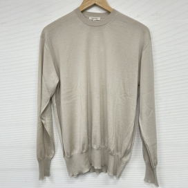 ブラミンクのアイボリー 7913-108-0150 カシミヤ100 FF33G クルーネックニットの買取実績です。