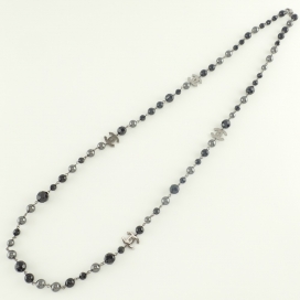 シャネルの10V フェイクパール×ブラックストーン×ココマーク ロングネックレスの買取実績です。