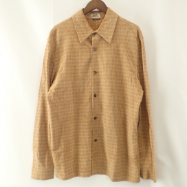 エルメスの国内正規品 ベージュ スウェード Hパンチング 長袖シャツの買取実績です。