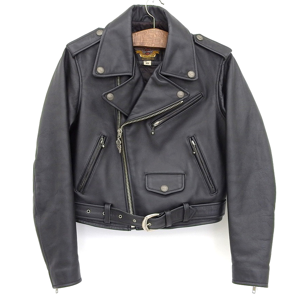 Harley-Davidson ハーレー 00s カウレザー シングルライダース 【公式