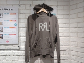 ラルフローレンのロゴプリント フリース プルオーバー フーディパーカの買取実績です。