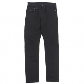 ヒステリックグラマーの02182AP19  ブラック  スタッズ付き スリムストレッチデニムパンツの買取実績です。