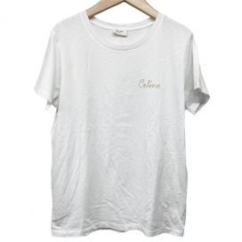 セリーヌの2X351501F ﾎﾜｲﾄ ﾛｺﾞｴﾝﾌﾞﾛｲﾀﾞﾘｰTｼｬﾂの買取実績です。