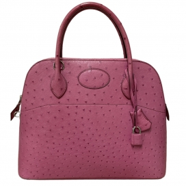 エルメスの□J刻印 SV金具 ピンク オーストリッチ ボリード32の買取実績です。