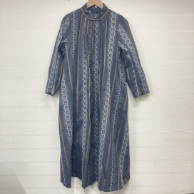 フォーティファイブアールのインディゴ八ケ目のフラワージャガードワンピース5115035の買取実績です。