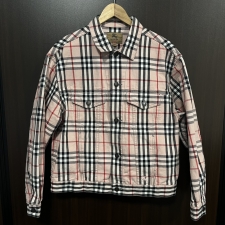 シュプリーム ×Burberry 2022SS ピンク Denim Trucker Jacket/デニムトラッカージャケット 買取実績です。