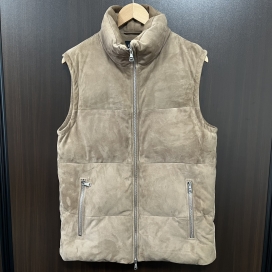 エンメティのWILEY/ワイリーベージュ スエード ダウンベストの買取実績です。