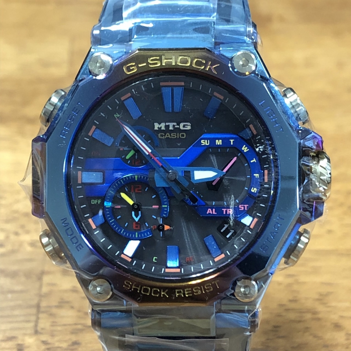 ジーショックを神戸三宮で買取。MT-Gラインから発売されたブルー