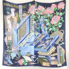 エルメス カレ90 Les tresors d'un Artiste ある画家の宝物 買取実績です。