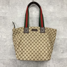 グッチのGGキャンバス×シェリーハンドル トートバッグ 131231の買取実績です。