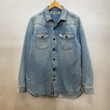 オフホワイト ライトブルー デニムシャツジャケット 買取実績です。