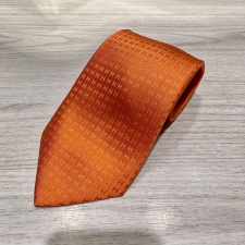 エルメス オレンジ H柄 シルクネクタイ 買取実績です。