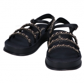 シャネルのG37140 CCココマーク チェーンデザイン フラットサンダルの買取実績です。