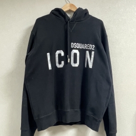 ディースクエアードのブラック S79GU0003S25042 ICON パーカーの買取実績です。