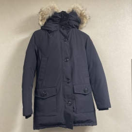 カナダグースのBronte Parka ブロンテパーカー ネイビー ファーフードダウンコート・ジャケット 2603JLの買取実績です。