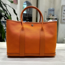 エルメス オレンジ T刻印 トワルオフィシェ×ネゴンダ ガーデンパーティPM 買取実績です。