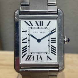 カルティエのタンクソロLM W5200014 Ref.3169 ステンレス クォーツ腕時計の買取実績です。