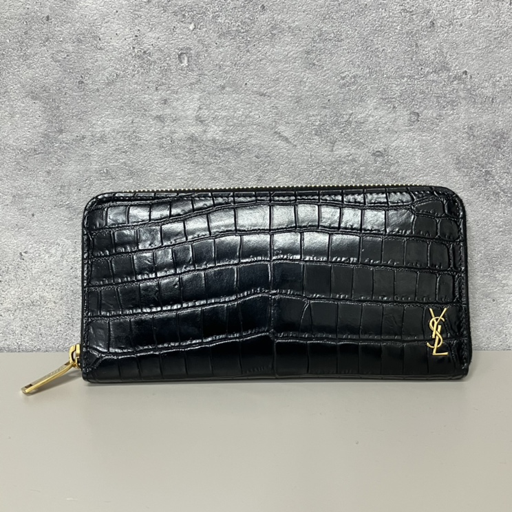 銀座でサンローランを買取。ジップアラウンドウォレットタイニー