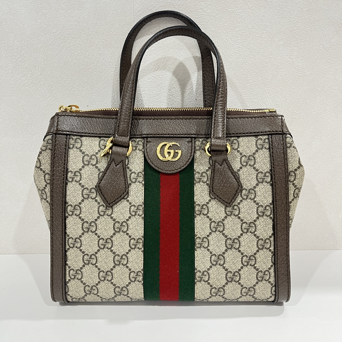 GUCCI GGキャンバスホースビットトートバッグ | Hedy 1円 グッチGG 
