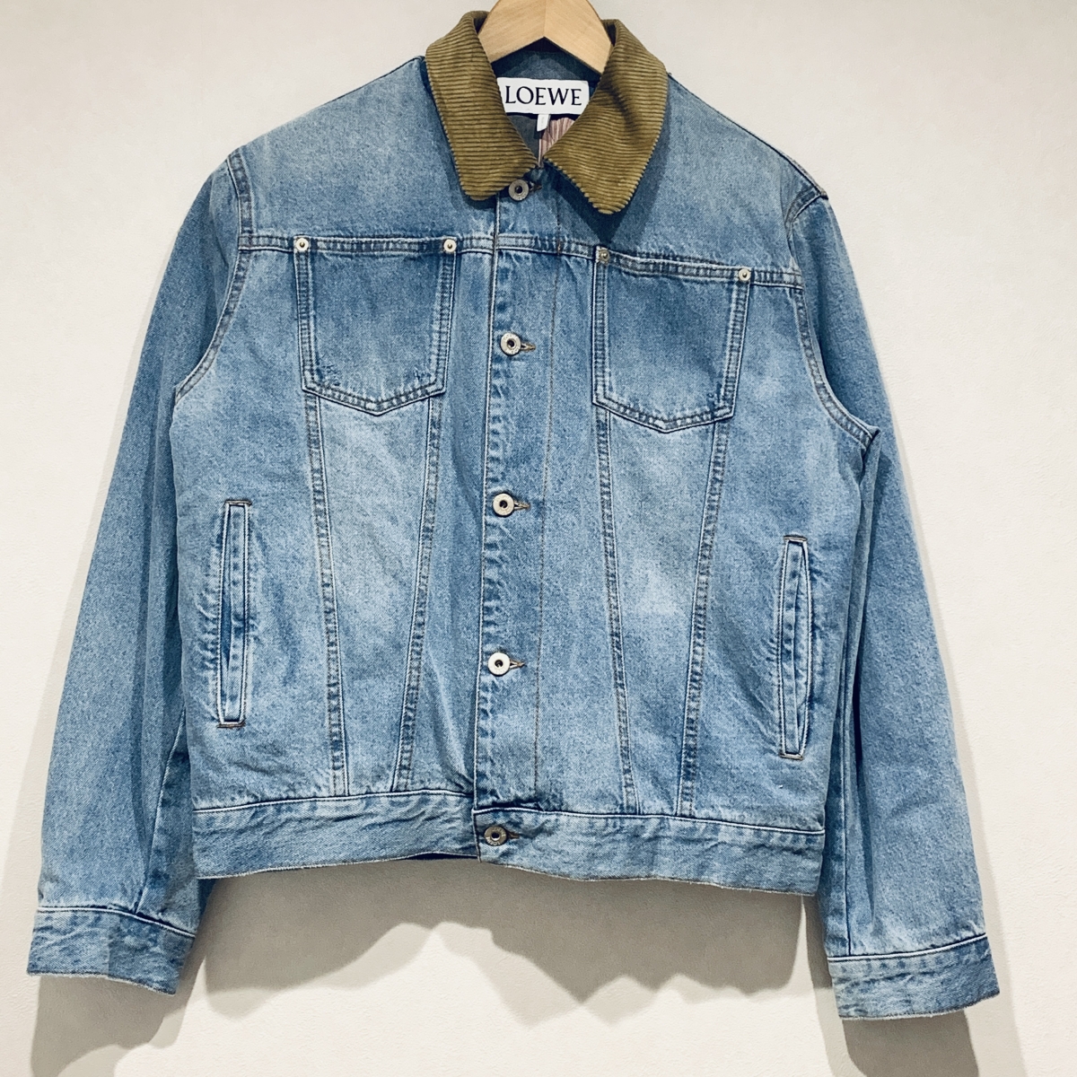 浜松入野店で、ロエベの22年製のキルティングデニムジャケット