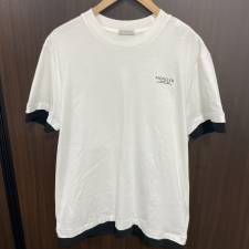 モンクレール 2021SS H10918C00017 ロゴプリント Tシャツ 買取実績です。