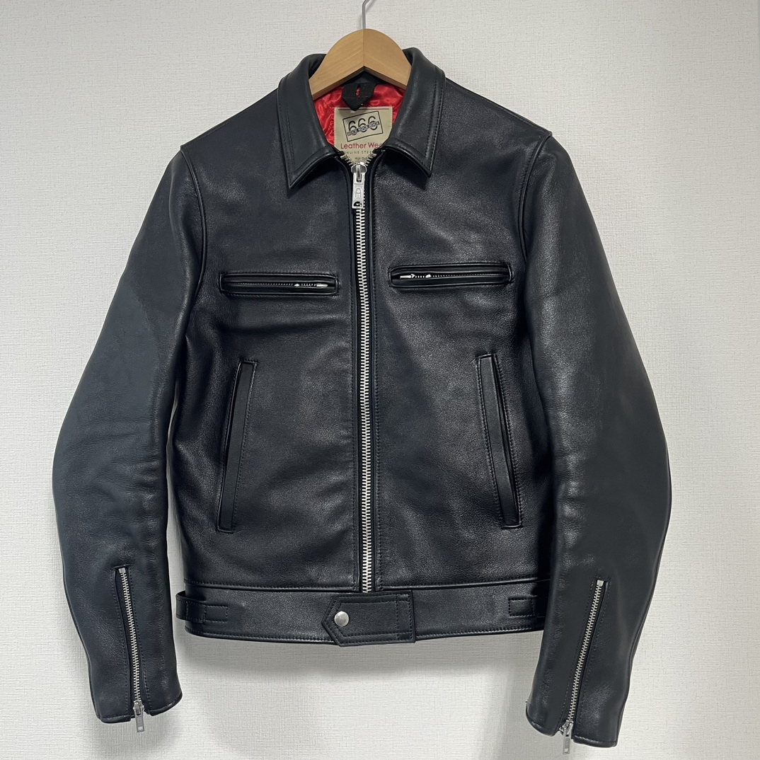 心斎橋店で666のマイウェイマンラインのステアハイドシングル