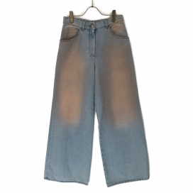 シャネルの24SS P76361V68290 グラデーションラインストーンココマーク ワイドデニムパンツの買取実績です。