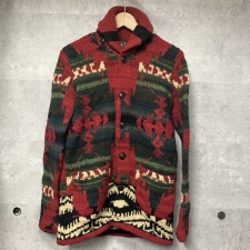 ラルフローレン ネイティブ柄 ハンドニット ショールカラー カーディガン 買取実績です。