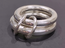 スピネリキルコリン ATTICUS SILVER シルバー925 2連リング 買取実績です。