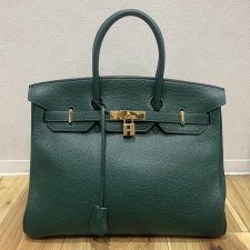エルメス □E刻印 アルデンヌ ゴールド金具 バーキン35 買取実績です。