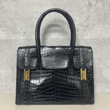エルメス クロコダイルレザー バンドバッグ ドラッグ27 買取実績です。