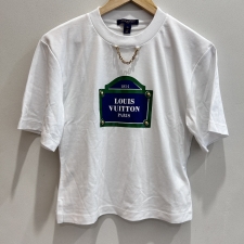 ルイヴィトン 23年 ホワイト RW232WB DWN FPJT98 ストリートサイン Tシャツ 買取実績です。