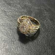 金 K18YG 51P ダイヤリング 買取実績です。