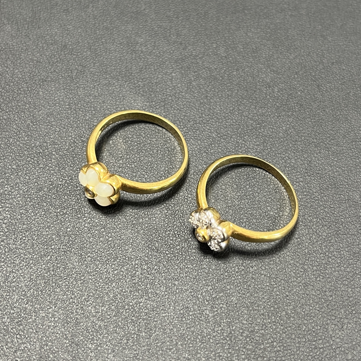 心斎橋でポンテヴェキオを買取。K18YGを使用したフラワーモチーフの 