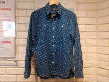 ラルフローレン RRLロゴ インディゴ ワークシャツ 買取実績です。